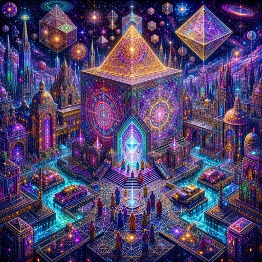 Psychedelic digital art by GPT Image 2