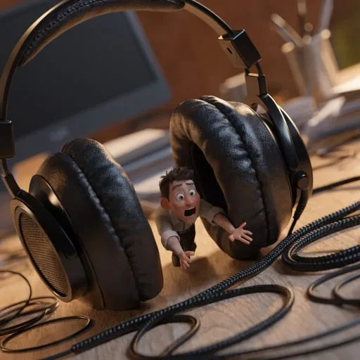 A 3D miniature comedy scene by Recraft V4